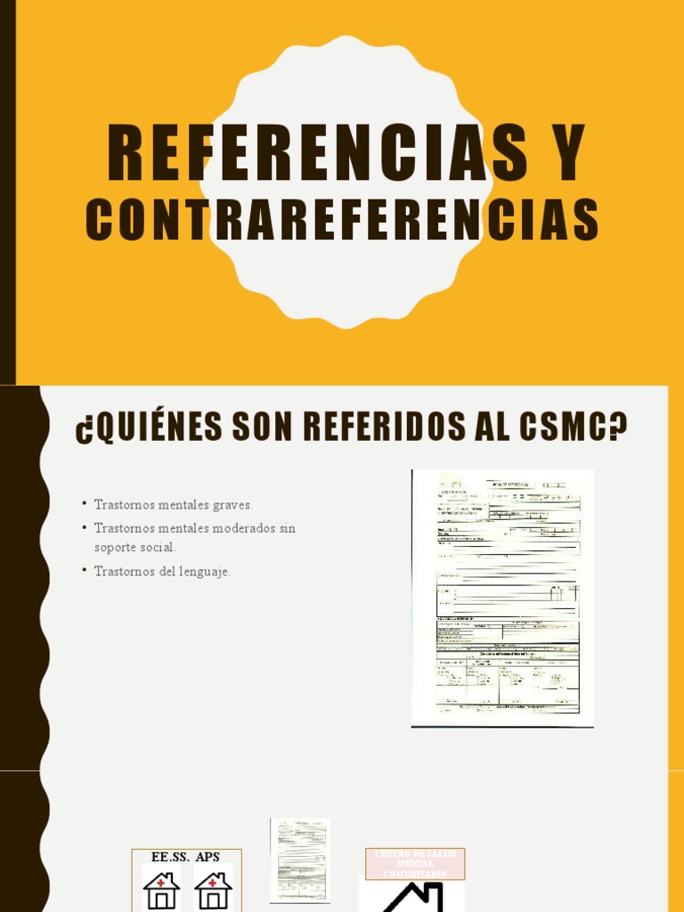 Contrareferencias en Salud Mental | PDF