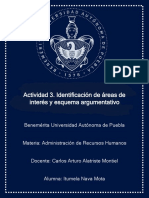 Actividad 3. Identificación de Áreas de Interés y Esquema Argumentativo