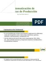 Automatización de Sistemas de Producción: Ing. Jose David Valerio E