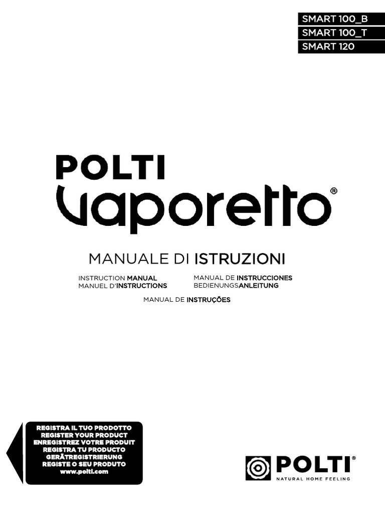 Polti Vaporetto Smart 30 S, nettoyeur vapeur 3 b…