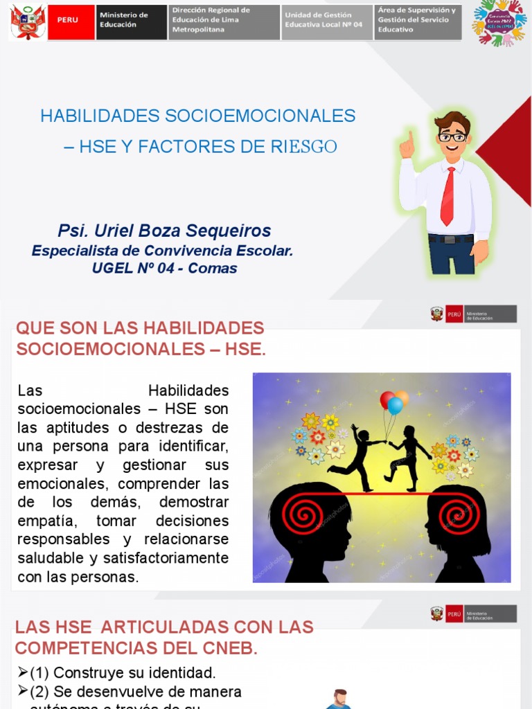 Habilidades Socioemocionales y Riesgos | PDF | Las emociones | Empatía