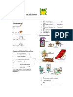 ENGLISH TEST 4, 5, 6 y 7