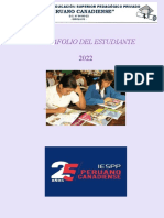 Portafolio Del Estudiante: Chiclayo 2021