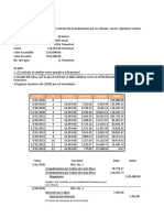 Ejercicio No. 1: Fecha N Cuota Intereses Capital Saldo