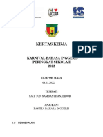 Kertas Kerja: Karnival Bahasa Inggeris Peringkat Sekolah 2022