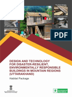 Design and Technology For Disaster-Resilient, Environmentally Responsible Buildings in Mountain Regions (UTTARAKHAND) - Habitat Package