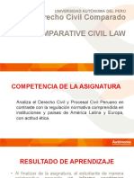 Derecho Civil Comparado Comparative Civil Law: Universidad Autónoma Del Perú