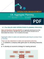 C6 - Aggregate Planning
