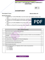 CBSE CLASS 11 ACCOUNTANCY SAMPLE PAPER SET-2