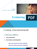 Enhance Listening Skills with Online Videos and Practice Activities