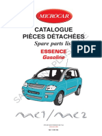 Catalogue Pièces Détachées: Spare Parts List