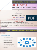 Cse 423: Virtualization & Cloud Computing: by Mr. Ajay Kumar Badhan Assistant Professor M.Tech (CST), B.Tech (Cse)