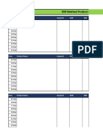 999 Method Product Hunting Sheet