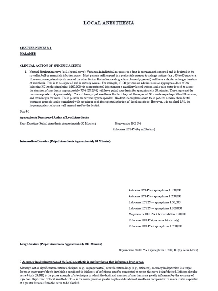 Anesthesia and Resuscitation - 1 | PDF