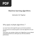 Tutorial 7 Machine Learning Algorithms