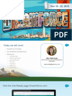 Dreamforce 2019 Schedule and Resources