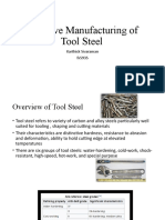 Additive Manufacturing of Tool Steel