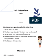Study GENIUS Lesson 2 Job Interview