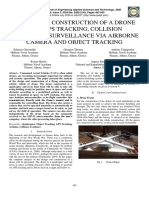 Design and construction of a drone with GPS tracking, collision avoidance and object tracking