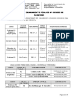 Edital convoca excedentes de concurso para vagas temporárias em educação