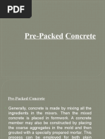 Pre-Packed Concrete