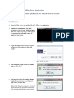 How To Use The eFPS Offline Form Application