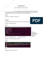 PRACTICAL 2 (Linux OS)