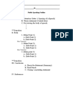 Outline Sample 2021-2022