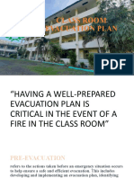 Class Room Evacuation Plan RegisBongco
