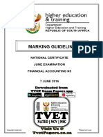 N5 Financial Accounting June 2016 Memorandum