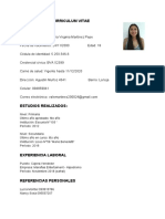 Curriculum Vitae: Datos Personales