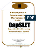 EsP-10-CapSLET-12.1 Aralin 1