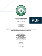 Presented To The Filipino Department de La Salle University Manila PDF Free