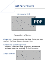 Closest Pair of Points: Cormen Et - Al 33.4