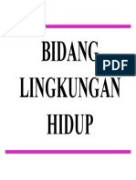 Bidang Lingkungan Hidup