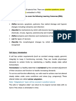 Cell Injury and Cell Death Handout