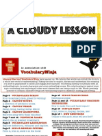 A Cloudy Lesson 5-7 - Vocabulary Ninja Pack