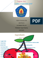 How To Make "Yogurt Fruit Salad": Vinny Nggoluth 1823781131 2-B Perhotelan Politeknik Negeri Kupang 2019/2020