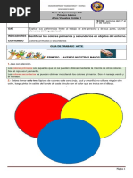 Actividades de Colores Primarios y Secundarios | PDF