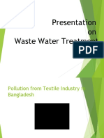 Waste Water Treatment Presentation: Textile Pollution and ETP Processes in Bangladesh
