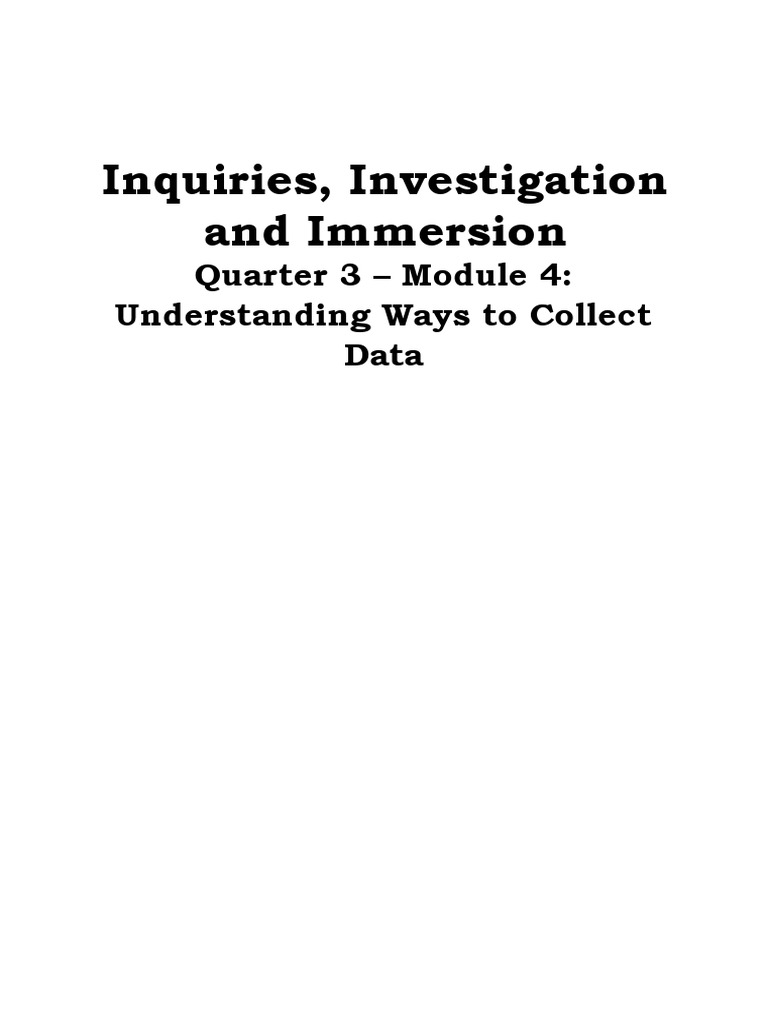 Understanding data collection methods pdf sampling statistics