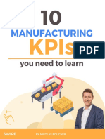 10 Manufacturing KPIs PPT