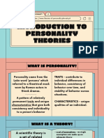 1-Introduction To Personality Theories
