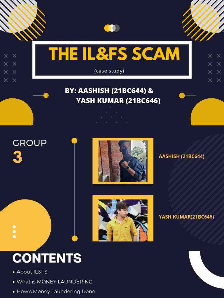 IL&FS Scam: A Case Study Analysis | PDF | Money | Financial Services