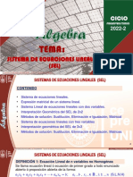 Tema:: Sistema de Ecuaciones Lineales (SEL)