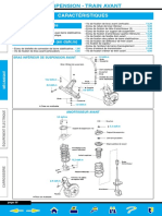 Suspension - Train Avant: Caractéristiques