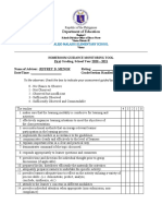 hOMEROOM GUIDANCE MONITORING TOOL