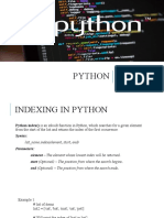 Python: Presentation 1