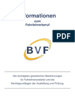 Informationen Zum Fahrlehrerberuf APR 2015 Mit Kontaktdaten LV