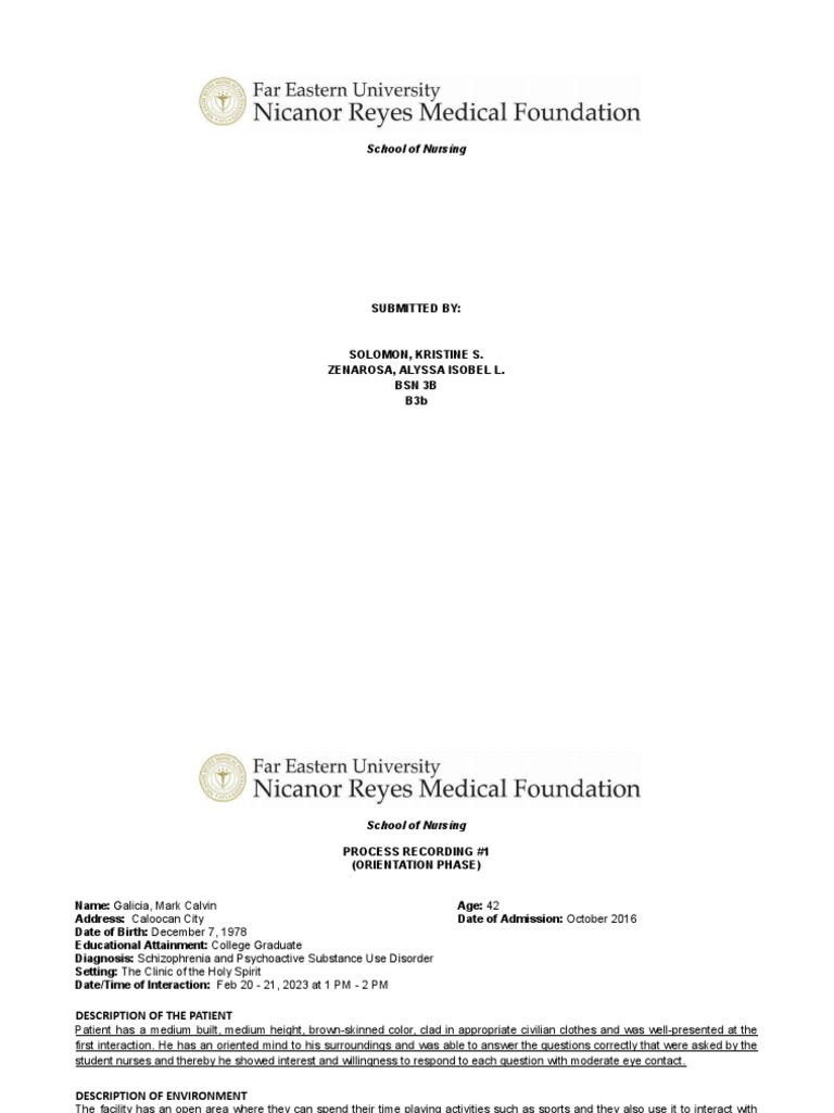 NPI Drug Study NCP TCHS DUTY | PDF | Clozapine | Hallucination